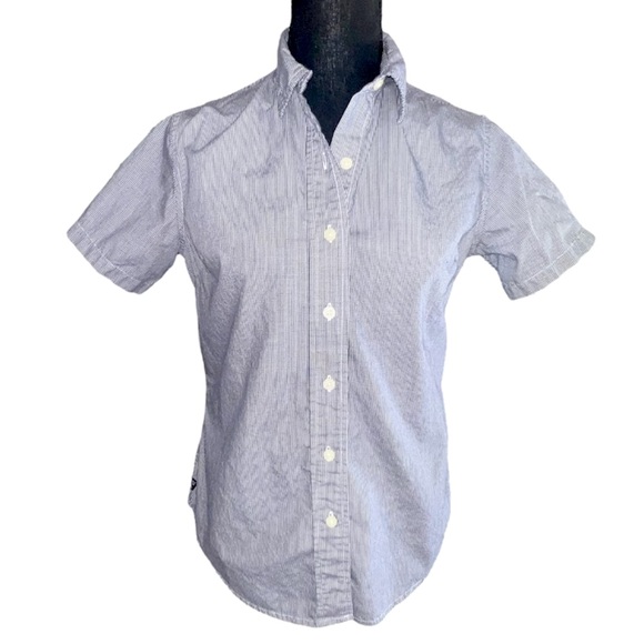 Polo Ralph Lauren Tops - SOLD Ralph Lauren Polo Jeans Co. Short Sleeve Button Down Gingham Checked Top, S
